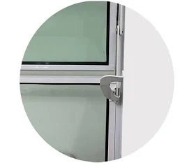 Vitro Basculante 1S Vidro 0,40X0,40 Branco (Dl)