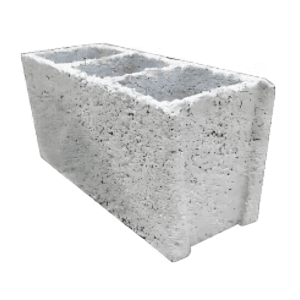 Bloco Concreto Comum 14x19x39 3 Furos