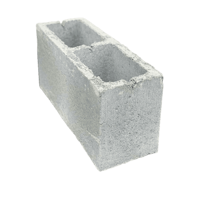 Bloco de concreto Vedação com Fundo